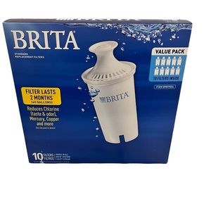 Brita Pitcher Replacement Filters 10 Pack For Pitchers & Water Coolers